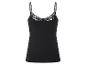 Schwarzes Damen-Spitzentop