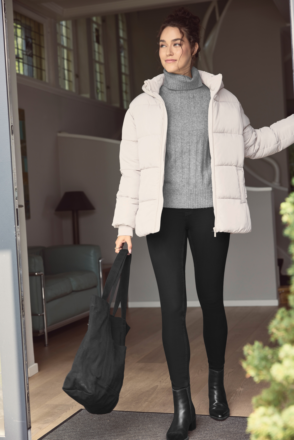 Thumbnail - esmara® Damen Jeans, Super Skinny (Schwarz, 40)