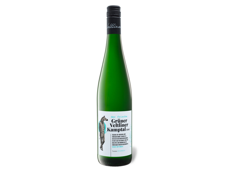 Gehe zu Vollbildansicht: Grüner Veltliner Kamptal DAC trocken, Weißwein 2021 - Bild 1