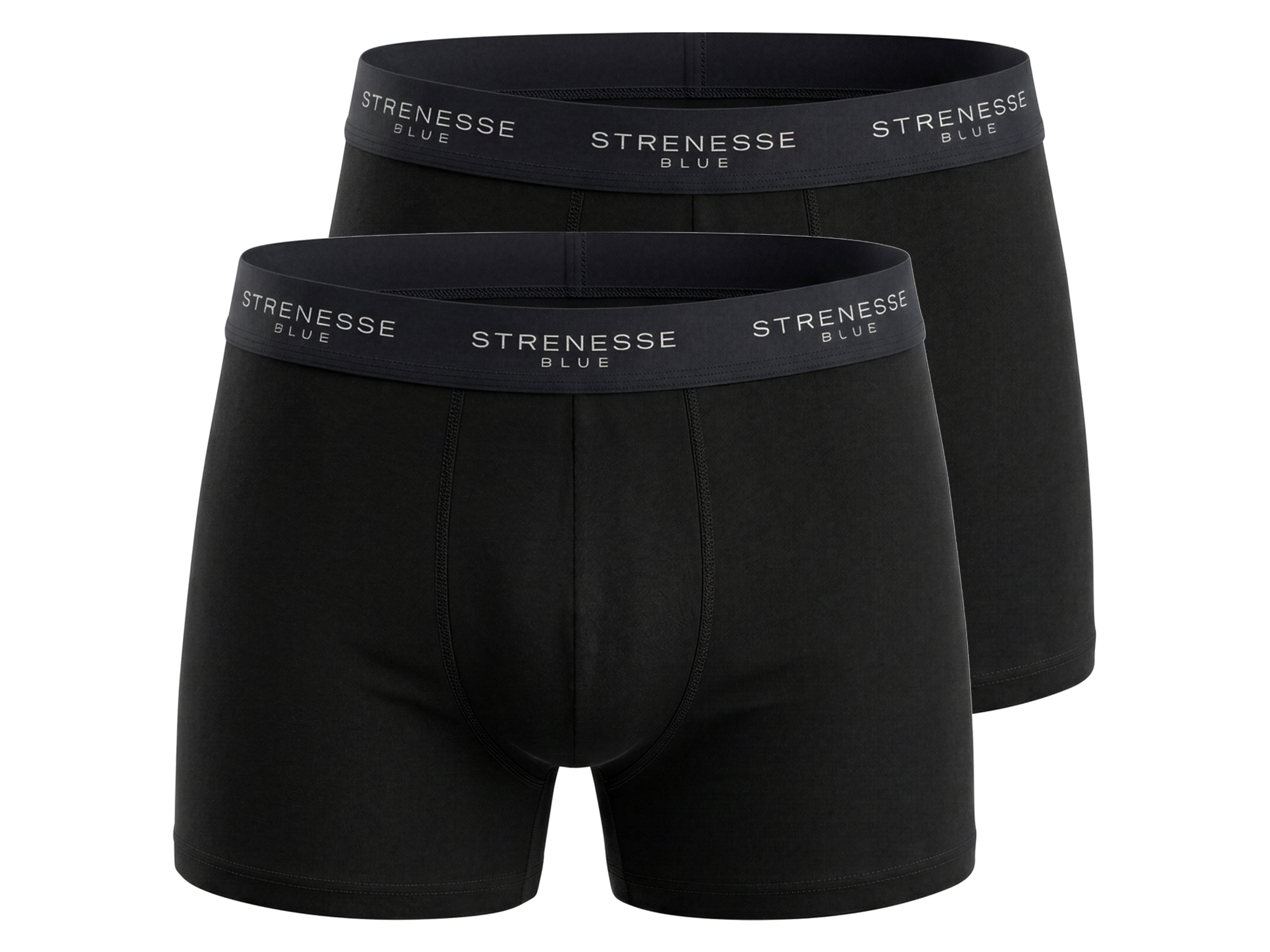 STRENESSE BLUE Herren Boxer, 2 Stück (Schwarz, XXl)