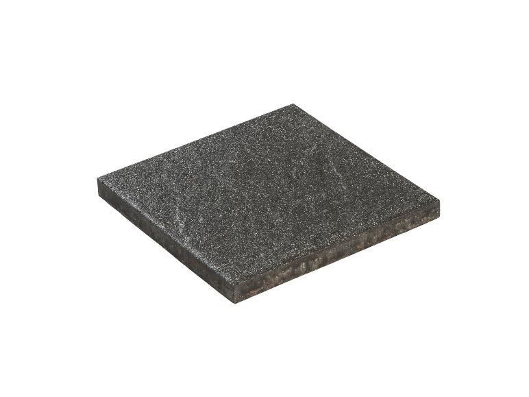 Dunkelgraue quadratische Pflasterplatte