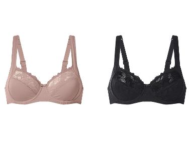 ESMARA® Damen Bügel-BH mit Spitze