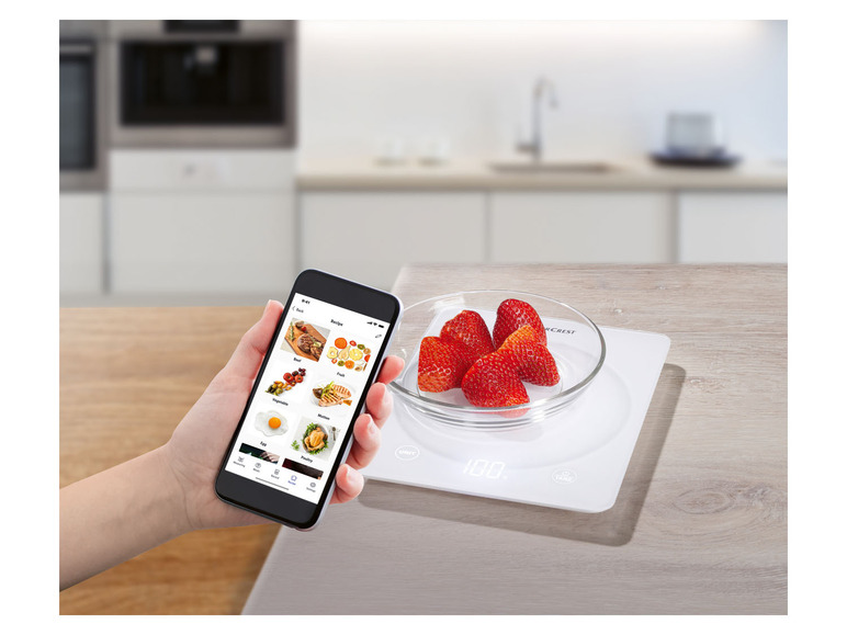 SILVERCREST® KITCHEN TOOLS Küchenwaage A1«, 5 Smart Abschaltautomatik »SKWS