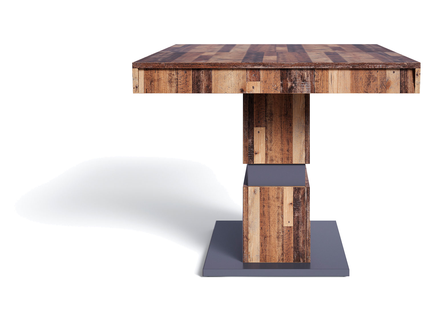 Thumbnail - byLIVING Esstisch Matthew (Old wood, 160-215cm (ausziehbar))