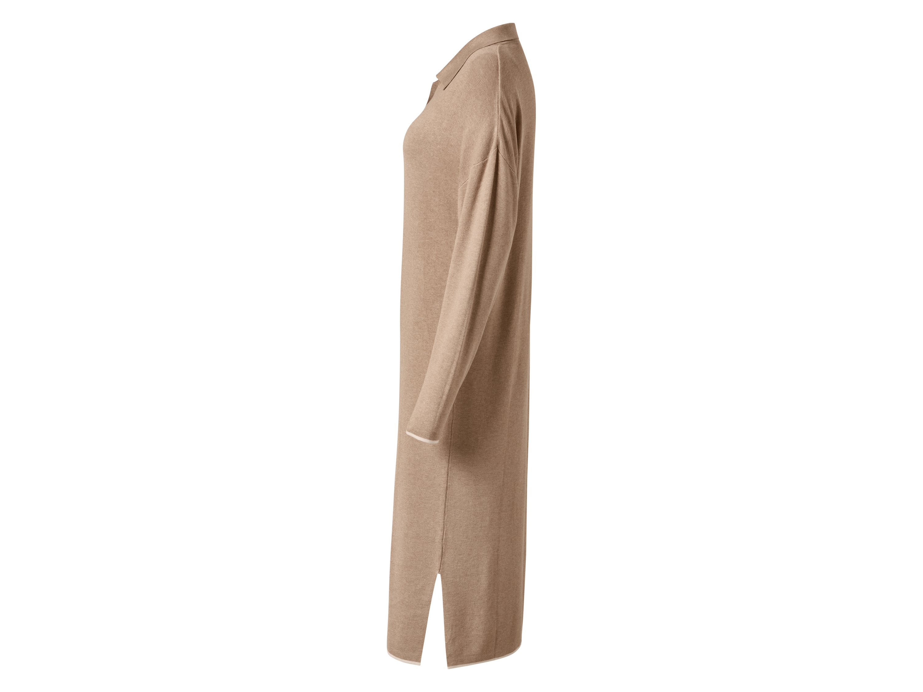 Thumbnail - esmara®  Damen Strickkleid, mit langen Ärmeln (Beige, M(40/42))