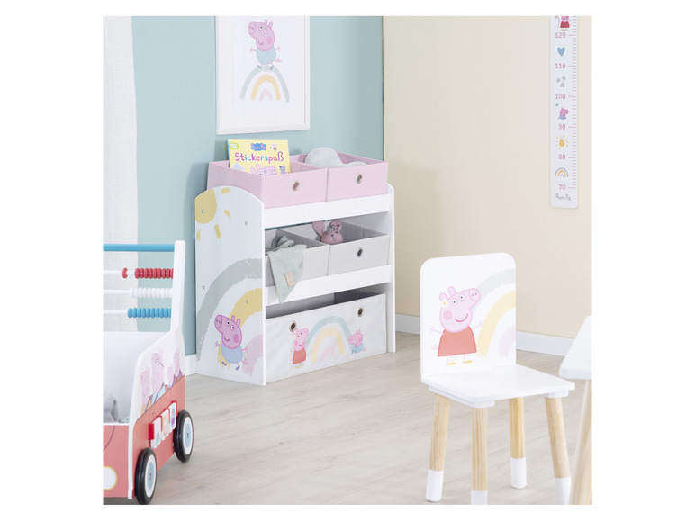 Spielregal »Peppa Pig«, mit Stoffboxen