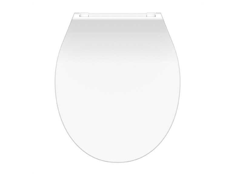 Ein weißer Toilettensitz