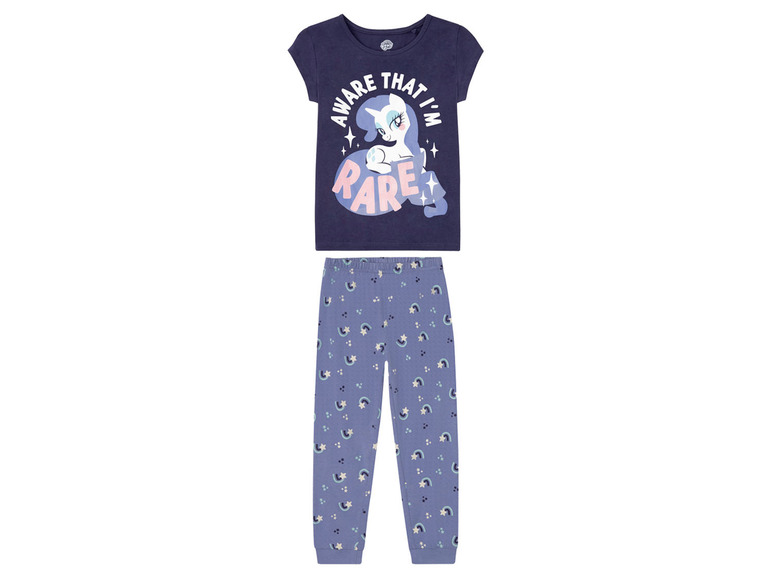 Gehe zu Vollbildansicht: Kleinkinder / Kinder Mädchen Pyjama, aus reiner Baumwolle - Bild 2