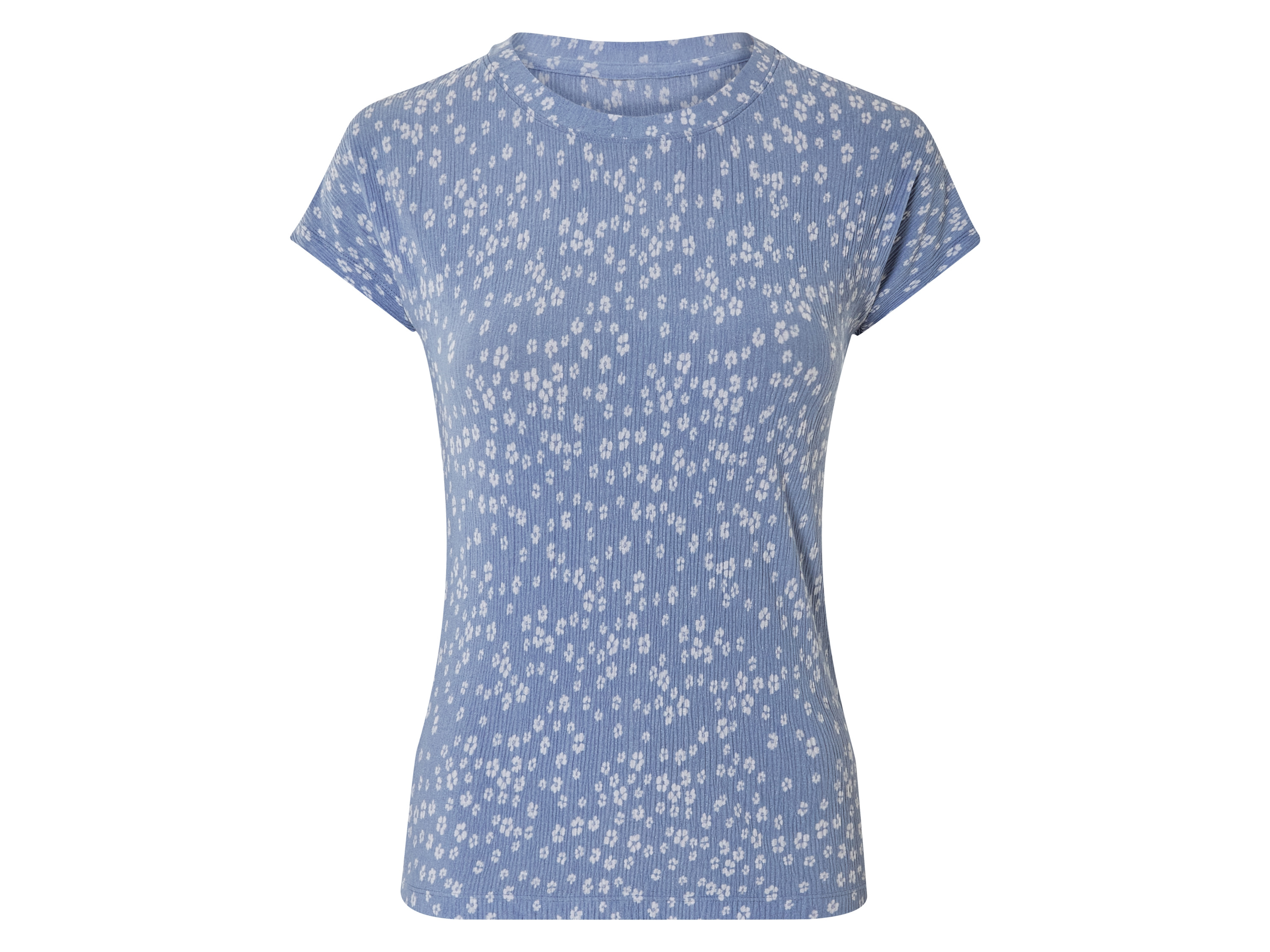 esmara® Damen Top (Blau/Weiß, L(44/46))““ | navy: Mit Rundhalsausschnitt und modischer Struktur Leicht verlängerte Rückseite Verlängerte Rückseite Navy/weiß: Spaghettitop Mit Raffung und modischer Struktur Verstellbare Träger Produktmerkmale tabletd Farbe: blau/weiß