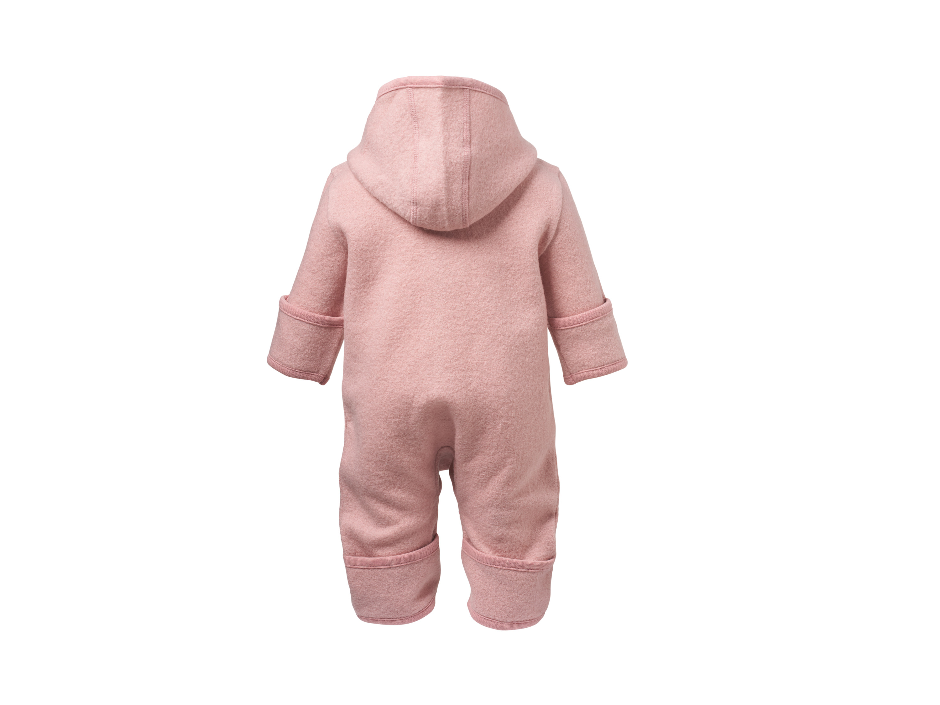 LUPILU® Premium Baby Wollwalk-Overall (Rosa, 74/80) – Bild 3 von 4