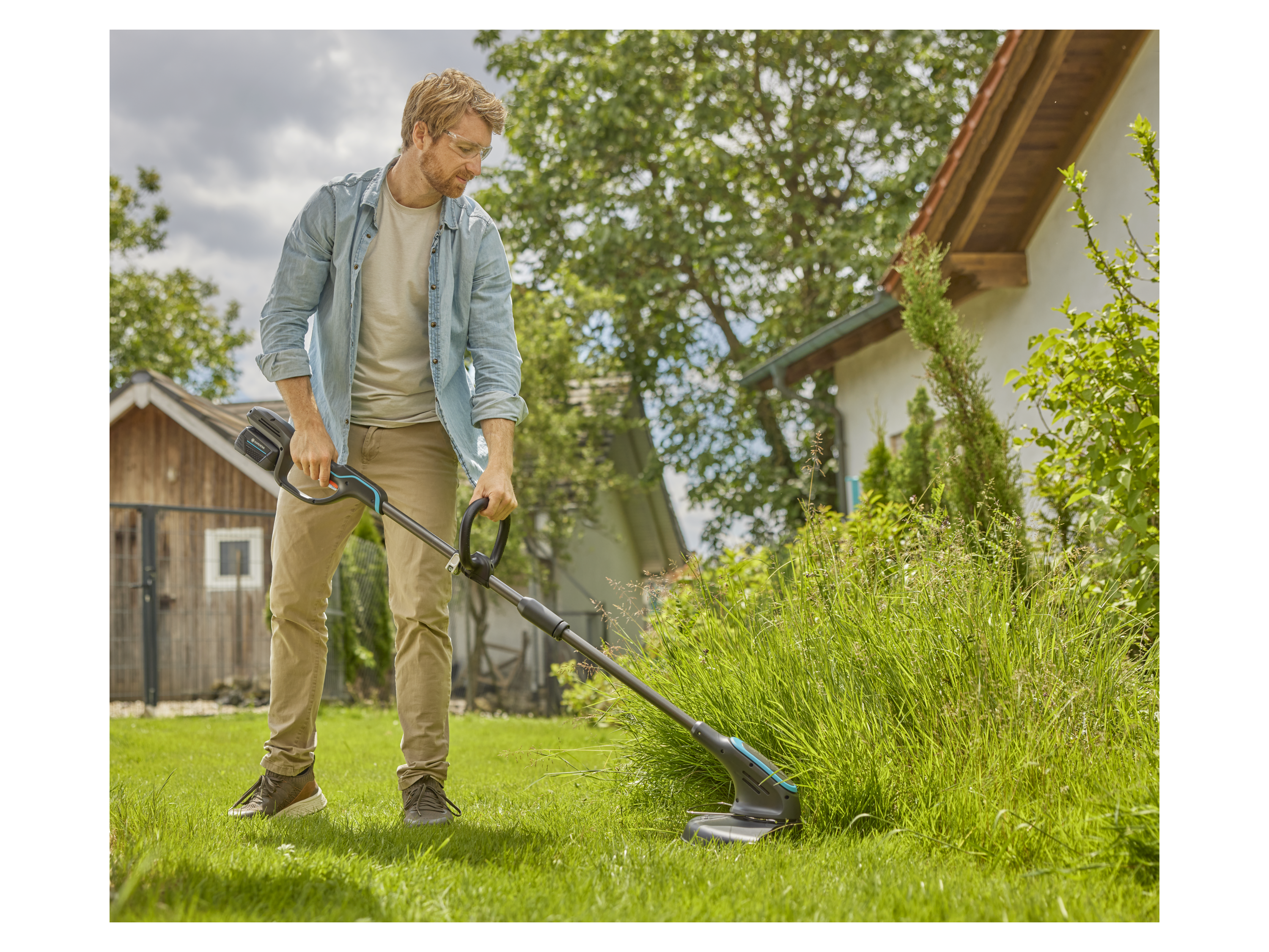 GARDENA Akku-Trimmer »PowerTrim 30/18V P4A«, Ready-To-Use Set – Bild 3 von 4