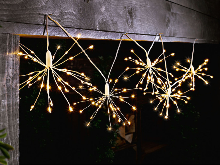 Gehe zu Vollbildansicht: LIVARNO home Lichterkette, Pusteblumen-Form, 200 LEDs - Bild 7