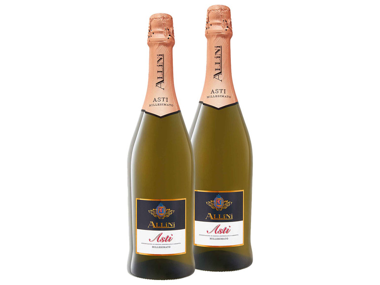2er Weinpaket ALLINI Asti DOCG mild, Schaumwein