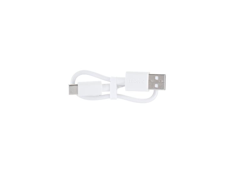 Weißes TRONIC USB-C Ladekabel