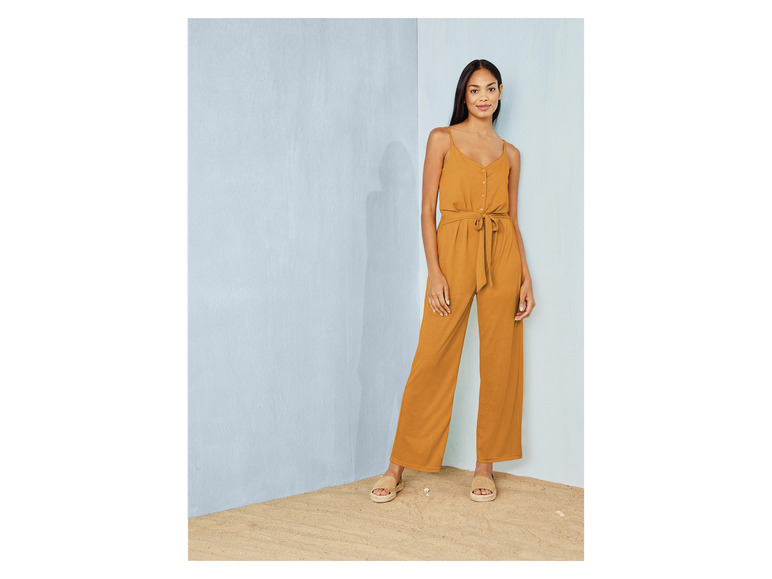 esmara® Damen Jumpsuit, in Strukturoptik LIDL