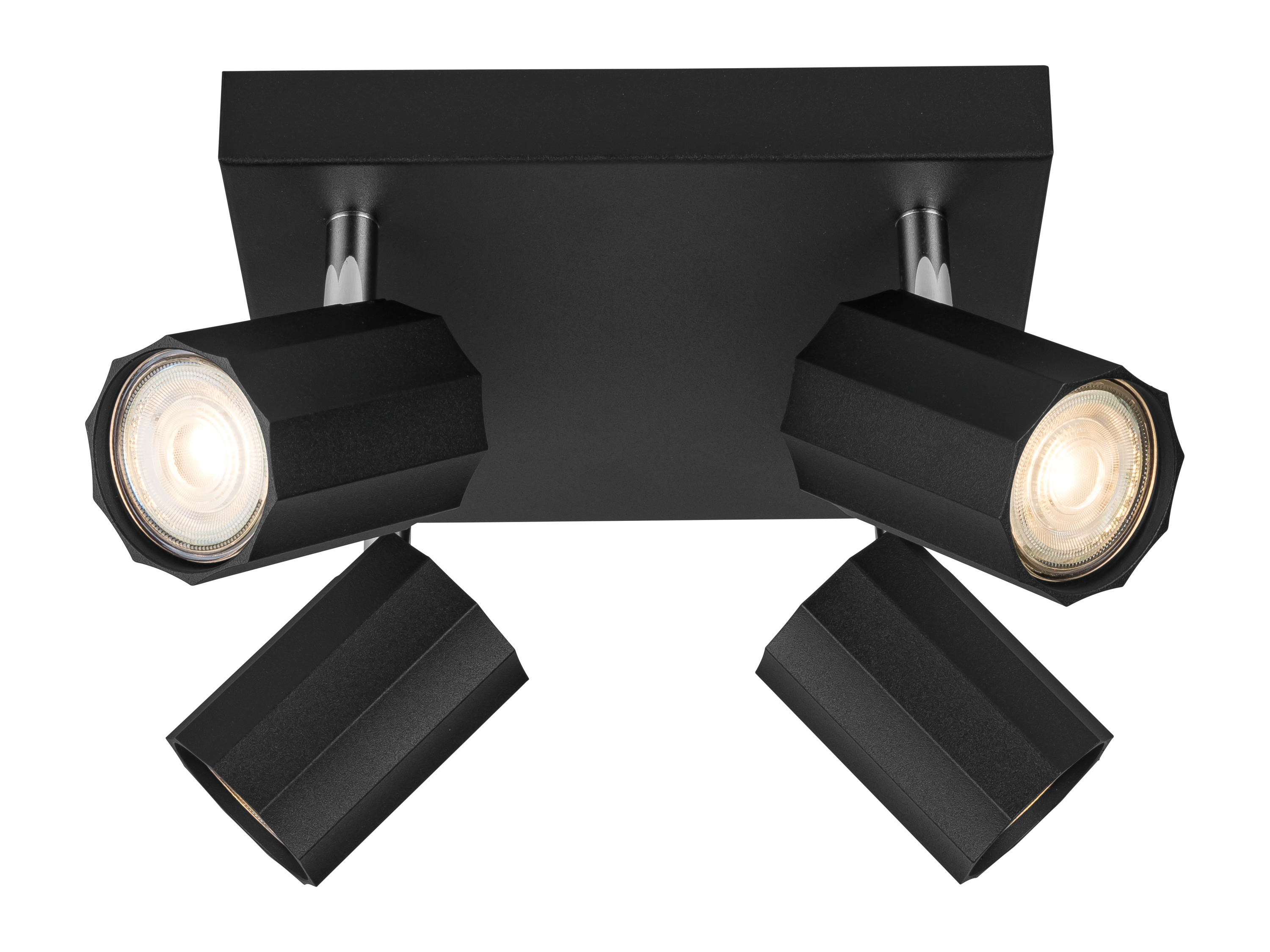 Thumbnail - LIVARNO home Deckenschienenleuchte / Deckenstrahler, mit 4 neig- und schwenkbaren Spots (Deckenstrahler, schwarz)