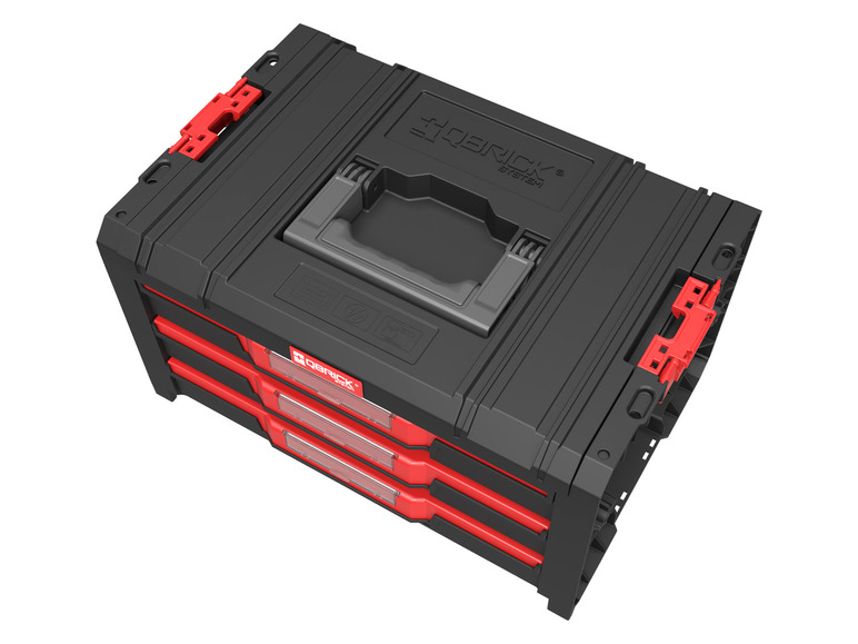 Gehe zu Vollbildansicht: Qbrick System 3-Schubladen-Werkzeugkasten »PRO Drawer 3 toolbox« - Bild 4