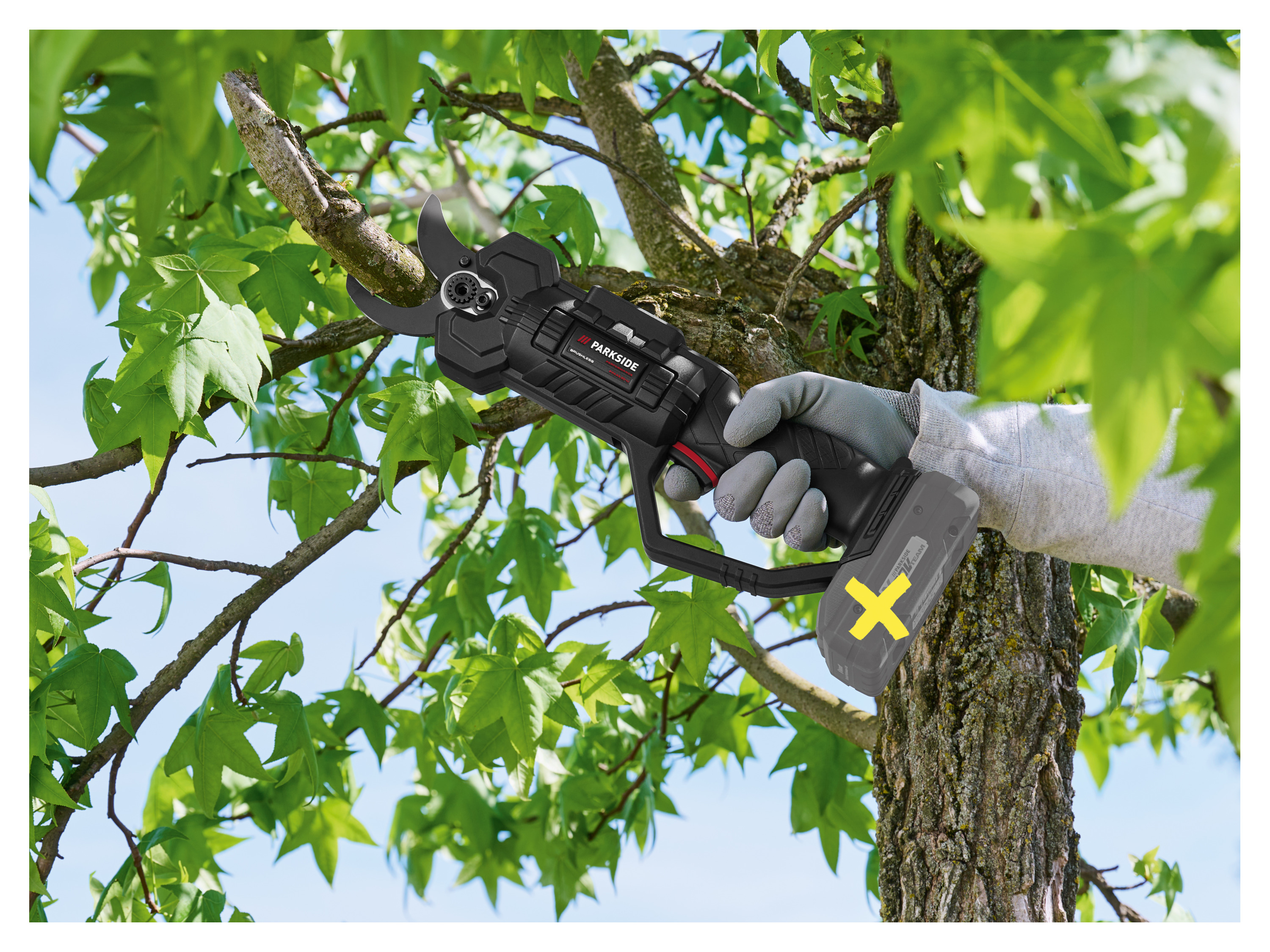 Thumbnail - PARKSIDE PERFORMANCE® 20 V Akku-Astschere, ohne Akku und Ladegerät
