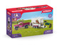 Schleich Horse Club Spielset mit Pferdeanhänger, Pick-up und Pferd.