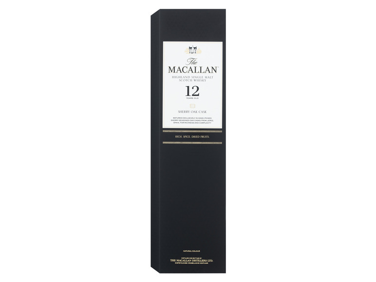 Gehe zu Vollbildansicht: The Macallan Highland Single Malt Scoth Whisky Sherry Oak Cask 12 Jahre 40% Vol - Bild 3