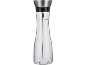 SILVERCREST Wasserkaraffe aus Glas mit Metalldeckel.