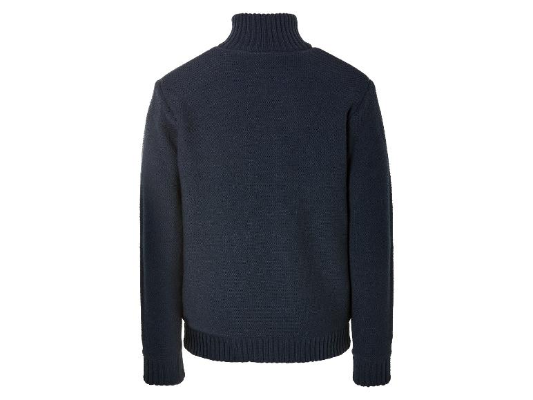 Herren Grobstrickjacke, mit Zopfstrickmuster
