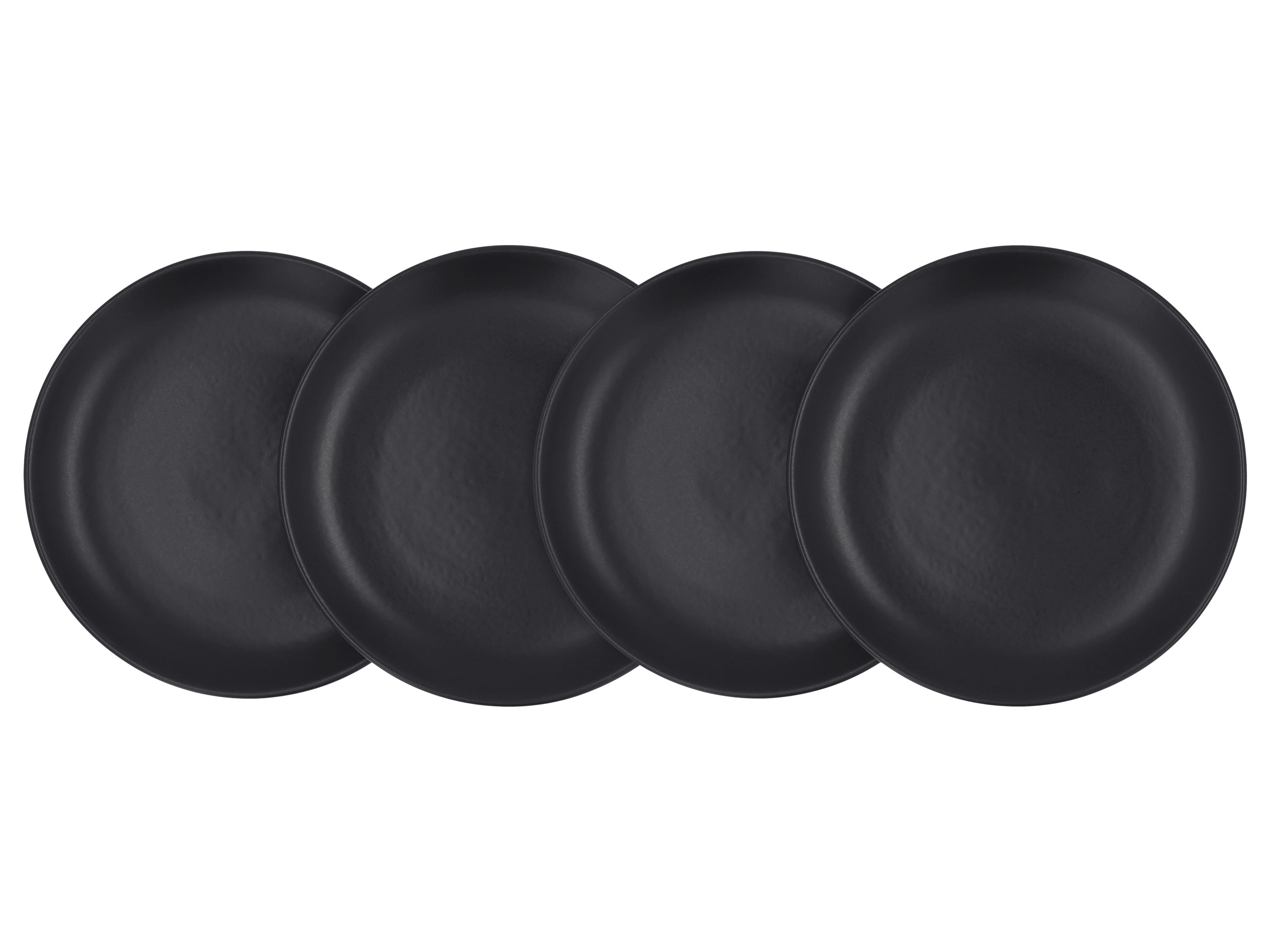 SILVERCREST® Teller- Schüssel-Set, 4-teilig (Schwarz)