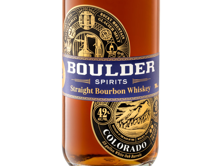 Gehe zu Vollbildansicht: Boulder Bourbon Whiskey Colorado 42% Vol - Bild 2