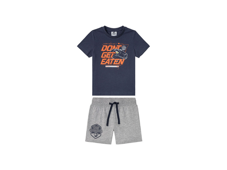 Gehe zu Vollbildansicht: Kleinkinder Jungen Shorts und T-Shirt, 2-teilig, aus weicher Single-Jersey-Qualität - Bild 2