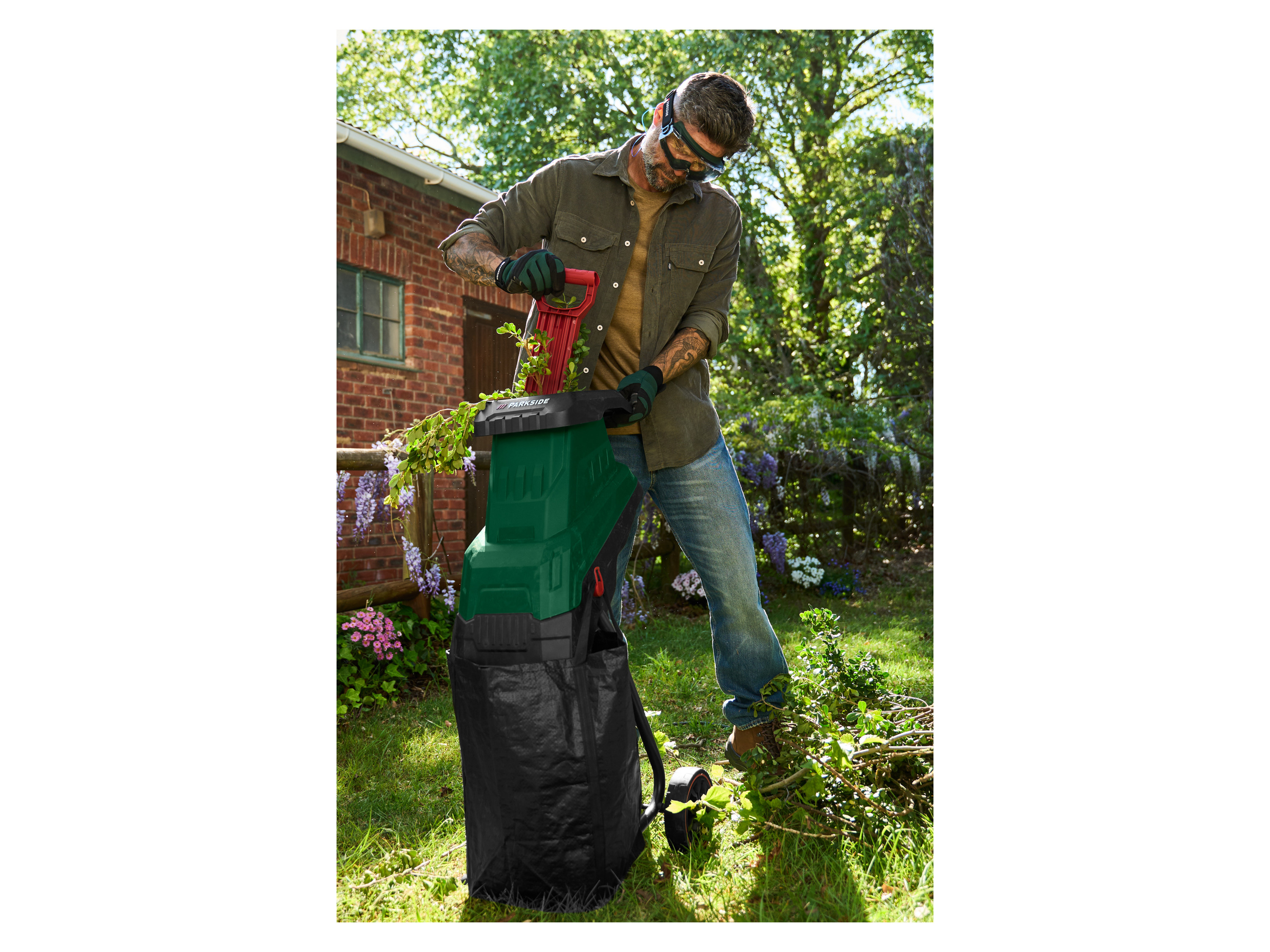 Thumbnail - PARKSIDE® Messerhäcksler »PEMH 2400 B2«, Fangbox 40 l