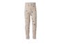 Beige Baby-Leggings mit schwarzem Herzmuster