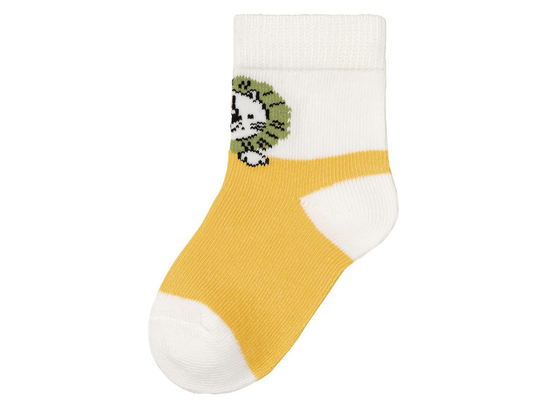 Gehe zu Vollbildansicht: lupilu® Baby Jungen Socken, 3 Paar, mit Bio-Baumwolle - Bild 6