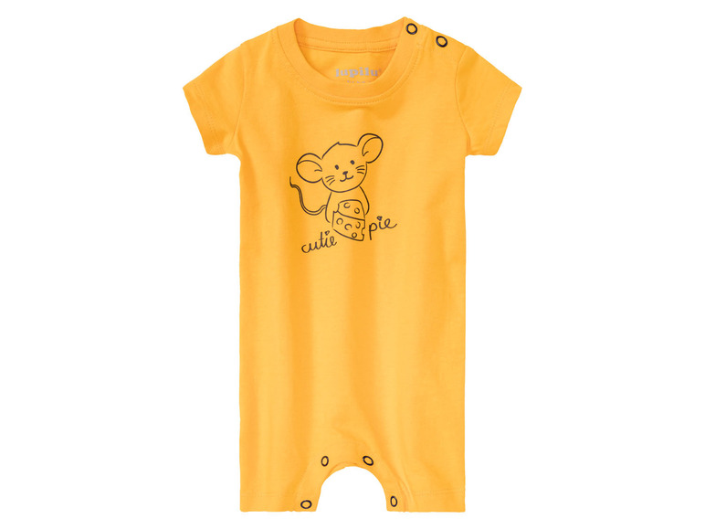 Gehe zu Vollbildansicht: LUPILU® Baby Jungen Pyjama, 2 Stück, aus reiner Bio-Baumwolle - Bild 3