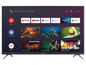 Ein Smart-TV mit Apps wie Netflix, YouTube und Prime Video.