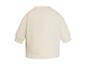 Cremefarbenes Langarm-Kindersweatshirt, Rückansicht