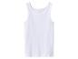 Weißes, schlichtes Herren-Tanktop