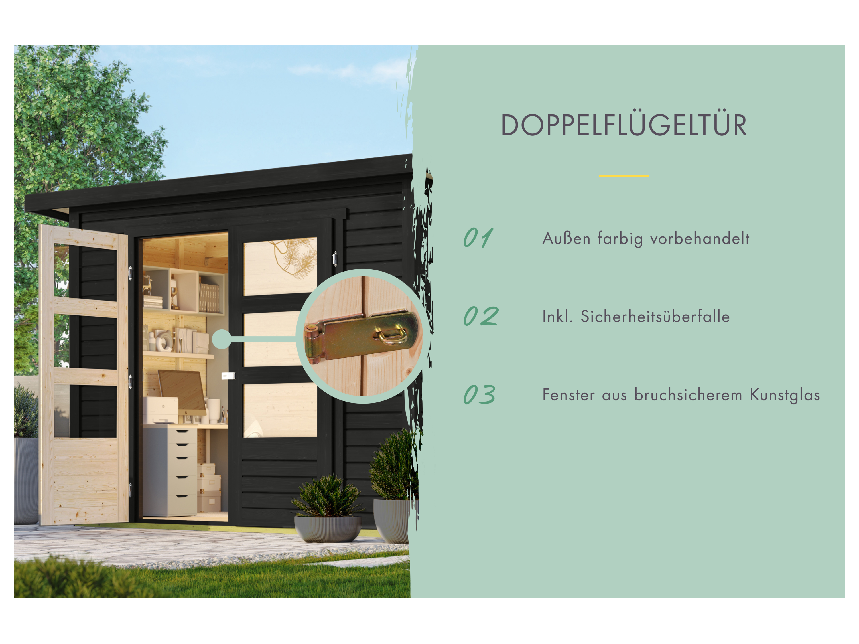 Thumbnail - Karibu Carla (2, Schwarz)