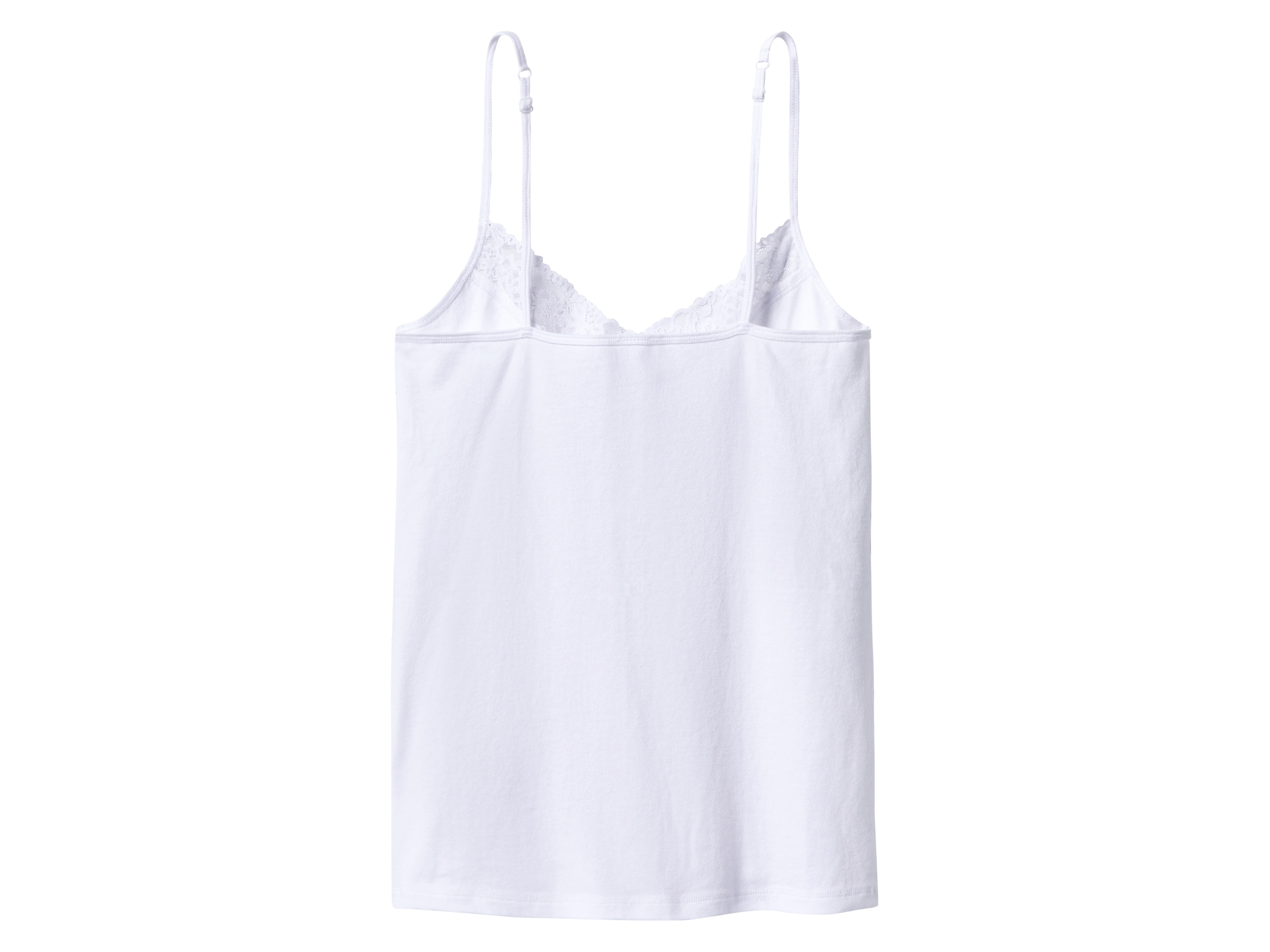 Thumbnail - esmara® Damen Spaghettiträgerhemd, 3 Stück (Pink/Weiß, L(44/46))