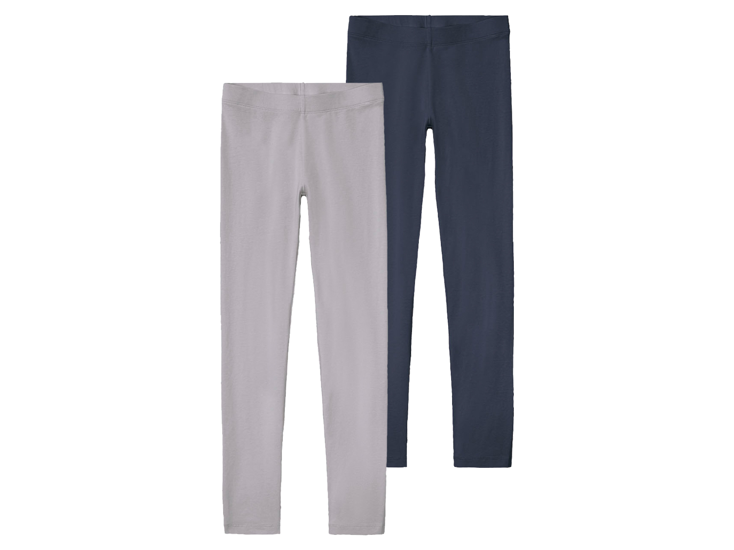 pepperts!® Kinder Mädchen Leggings 2er (158/164, marine/grau) | 04055334702621