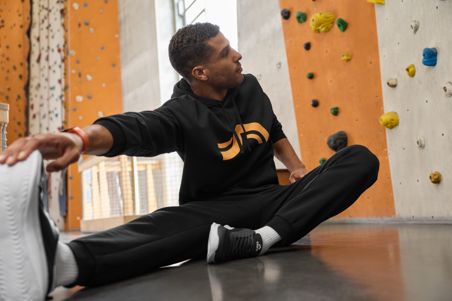 Thumbnail - CRIVIT Herren Sweathoodie Double Knit (Schwarz, 2XL(60/62))