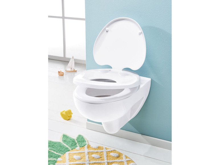 Gehe zu Vollbildansicht: LIVARNO home WC-Sitz, 2-in-1, mit integriertem Kindersitz - Bild 5