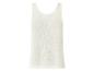 Cremeweißes Stricktop für Damen