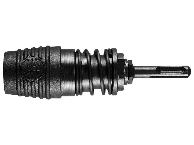 Schlagbohrfutter und SDS-max Bohrer.
