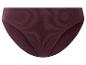 Bordeauxfarbener Damen-Slip aus geripptem Material