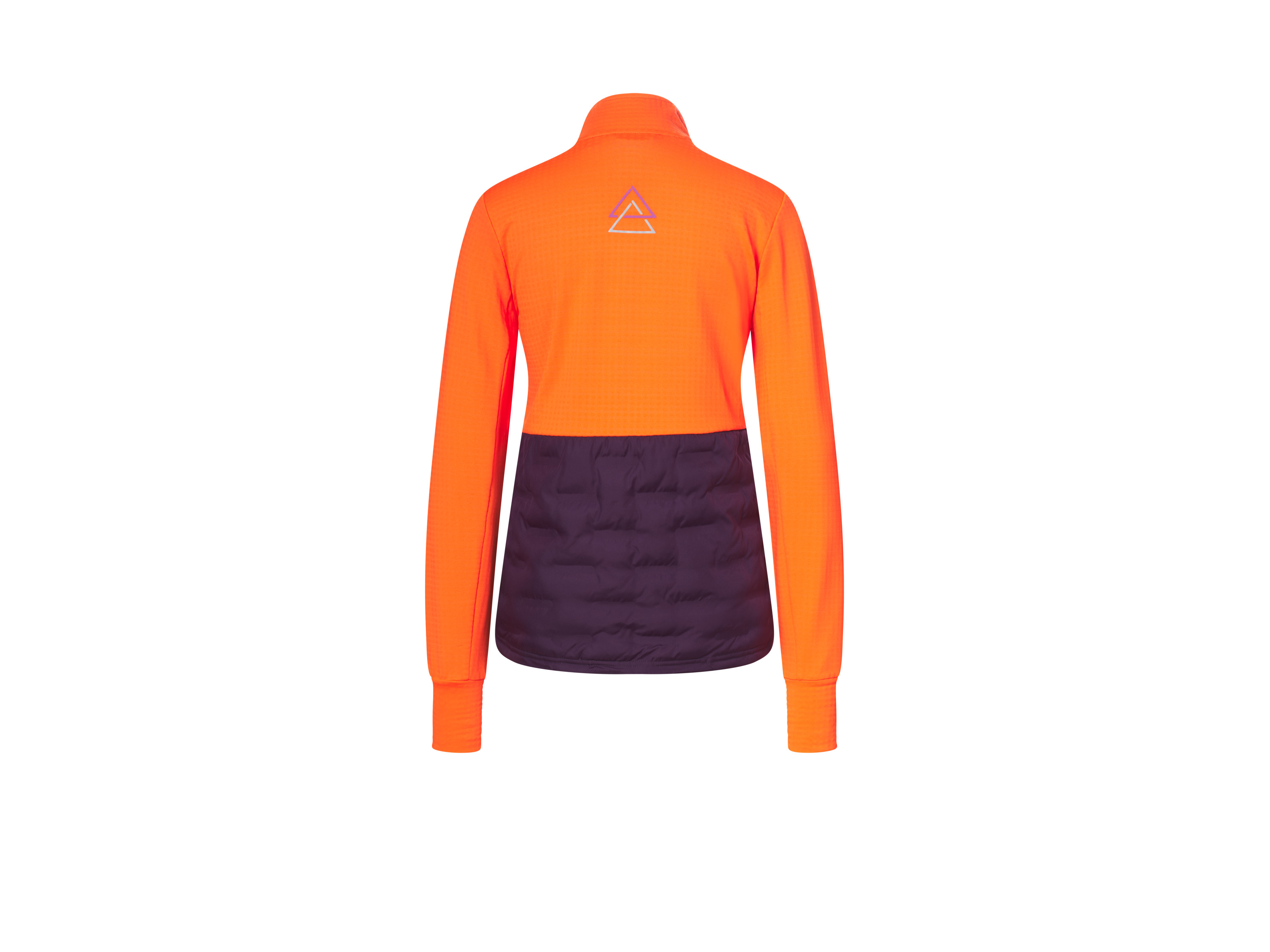 Thumbnail - CRIVIT Damen Hybridjacke Thermo Laufen (XS(32/34), orange/violett)