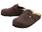 Braune Esmara Herren-Clogs mit Schnalle