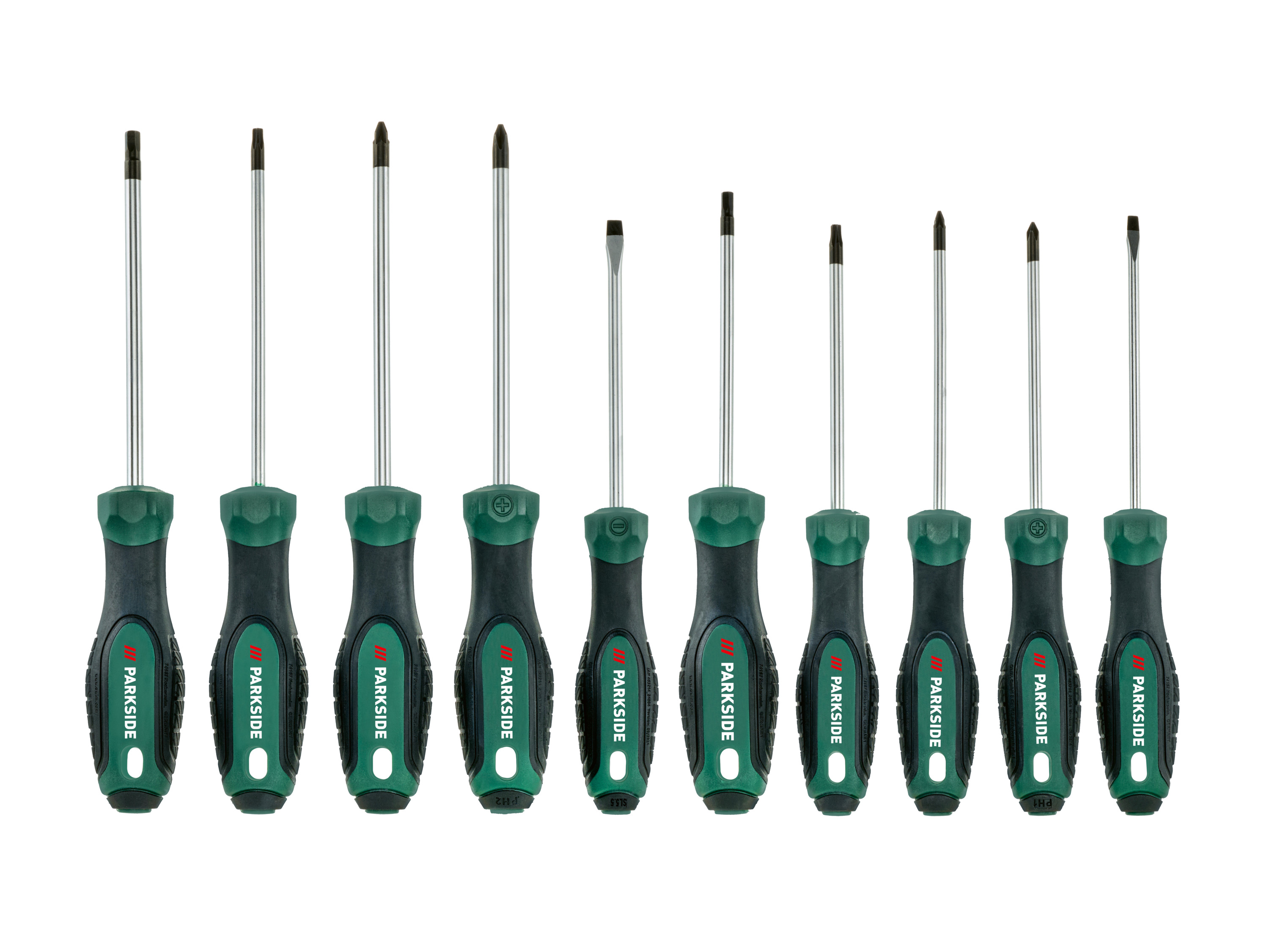 PARKSIDE® Schraubendreher-Set (Schraubendreher-Satz 10tlg.)