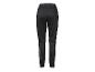 Schwarze Damen-Sporthose mit Logo am linken Bein.