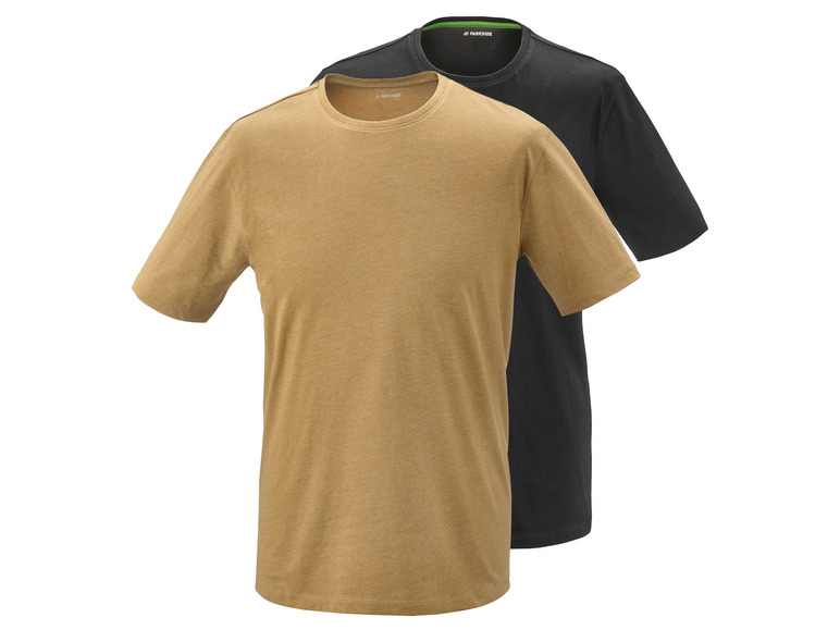 Gehe zu Vollbildansicht: PARKSIDE® Herren T-Shirts, 2 Stück, mit Rundhalsausschnitt - Bild 2