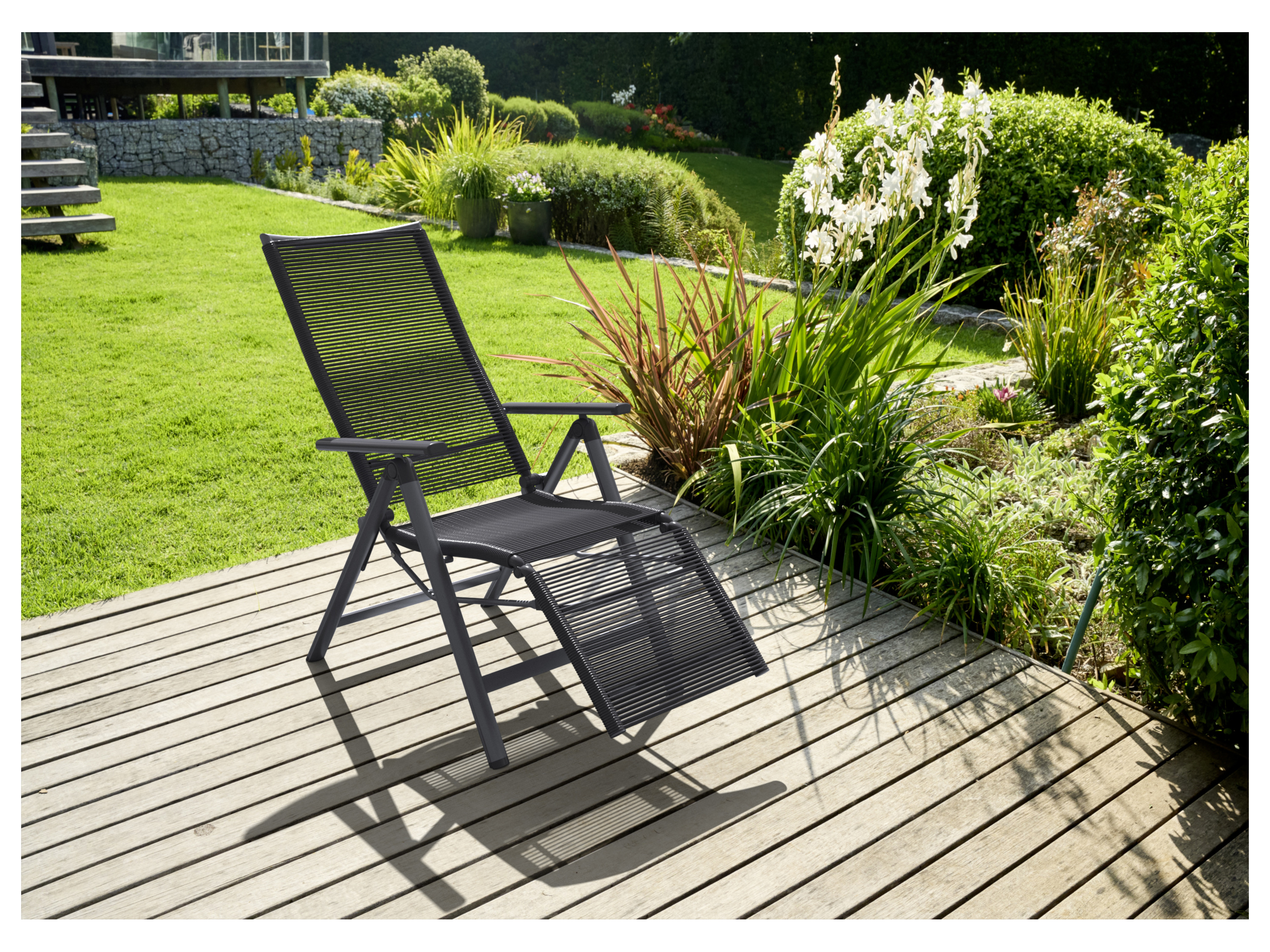 Thumbnail - LIVARNO home Relaxsessel »Miami«, im Rope-Design, anthrazit